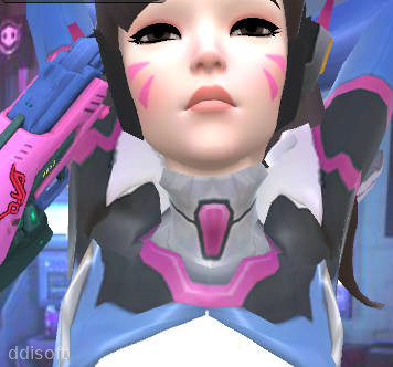 D.VA Rock Paper Scissors STRIP HENTAI! screenshot 2