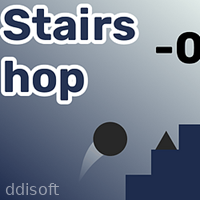 Stairs hop icon