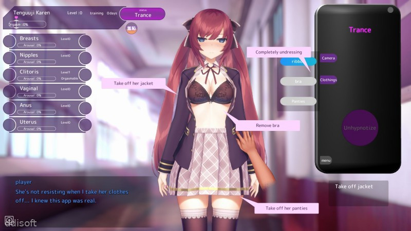 A Simulation That Lets You Do Whatever You Want To A Domineering Young Lady screenshot 1