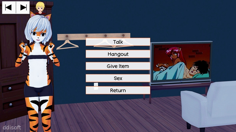 Calvin and Hobbes-chan screenshot 1