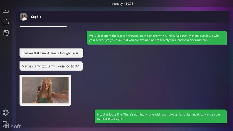 Dirty Texts – New Intern screenshot 2