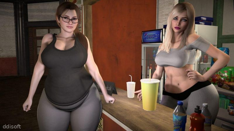 Fattening Up The Young Girls With Milk And Coffee screenshot 1