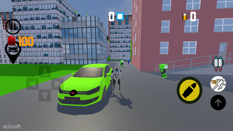 Robocup City: Free GTA Style Game screenshot 3