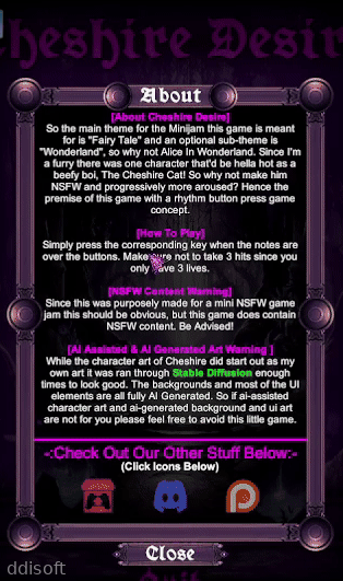 Cheshire Desire screenshot 2