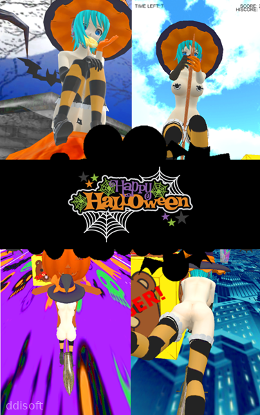 HALLOWEEN ANIME RUN MIKI 3D screenshot 1