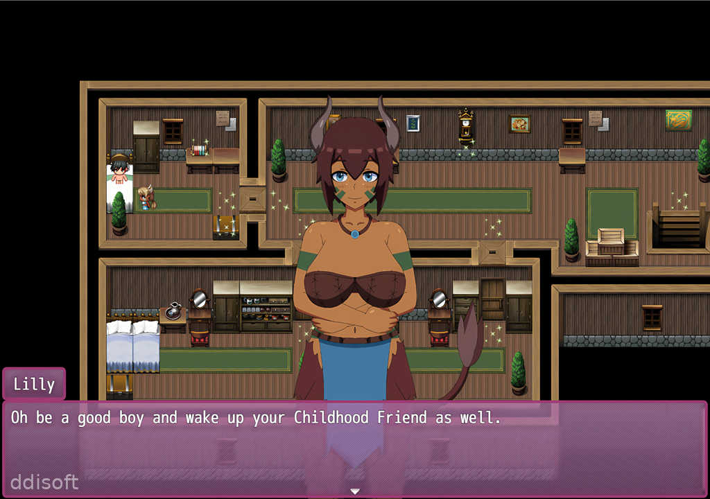 My Life In A Monster Girl Paradise Demo screenshot 1
