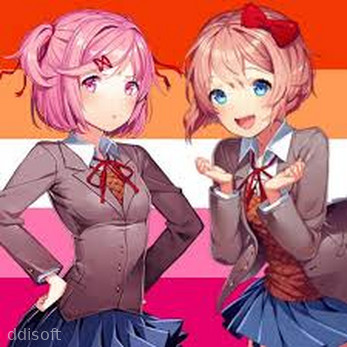 sayori x natsuki screenshot 2