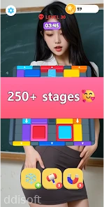 Sexy block jam title game screenshot 6