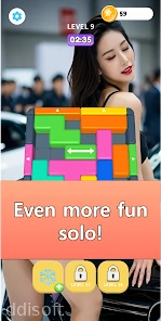 Sexy block jam title game screenshot 7