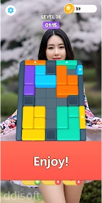 Sexy block jam title game screenshot 5