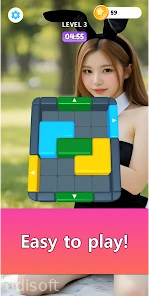 Sexy block jam title game screenshot 4