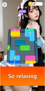 Sexy block jam title game screenshot 1