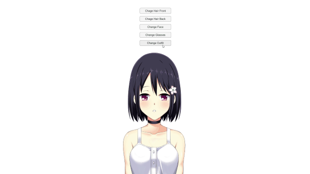 Anime Waifu Creator 2D | by. Ecchi Games screenshot 3