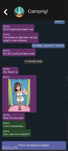 My NTR Girlfriend Goes Camping! screenshot 2