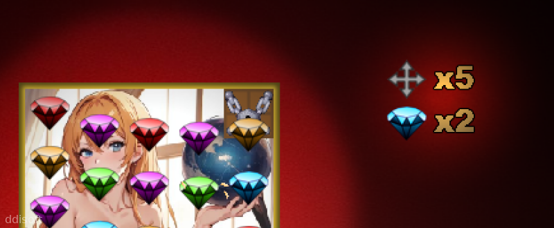 Desire Diamonds: Hot Passion Puzzle screenshot 1