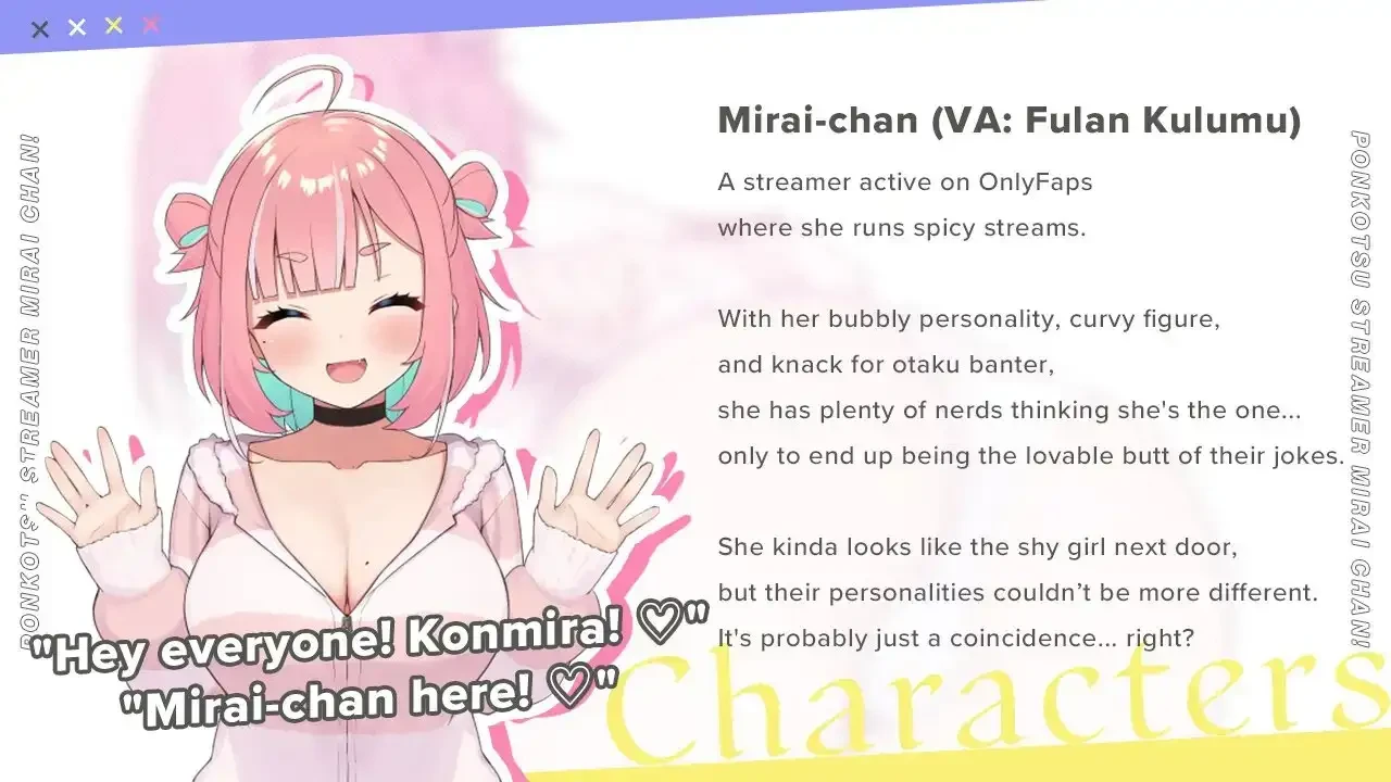 No-good Streamer Mirai-chan screenshot 2