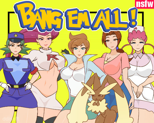 BANG EM ALL - Pokemon NSFW Hentai adult game icon