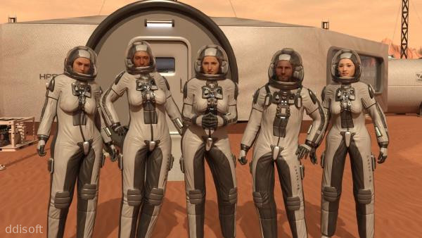 Mars: Scarlet Horizons Under Charcoal Darkness screenshot 1