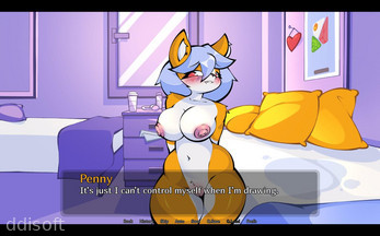 Art and Love by Ursk | NSFW 18+ Visual Novel screenshot 6