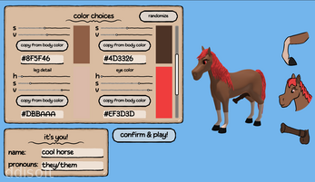 heart by hoof. screenshot 2