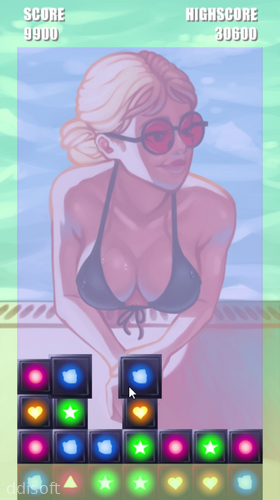 Sexy Match 3 [Android] screenshot 1
