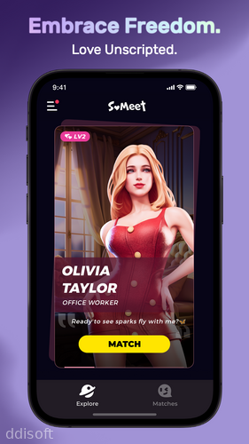 SoMeet - Love Story & AI Mate screenshot 1