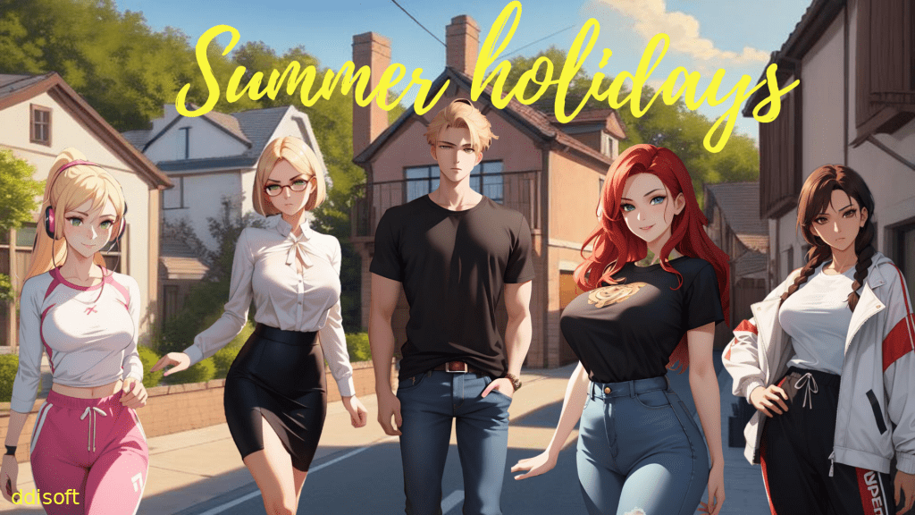 Summer holidays (COMPLETE) Game made with Artificial Intelligence screenshot 1