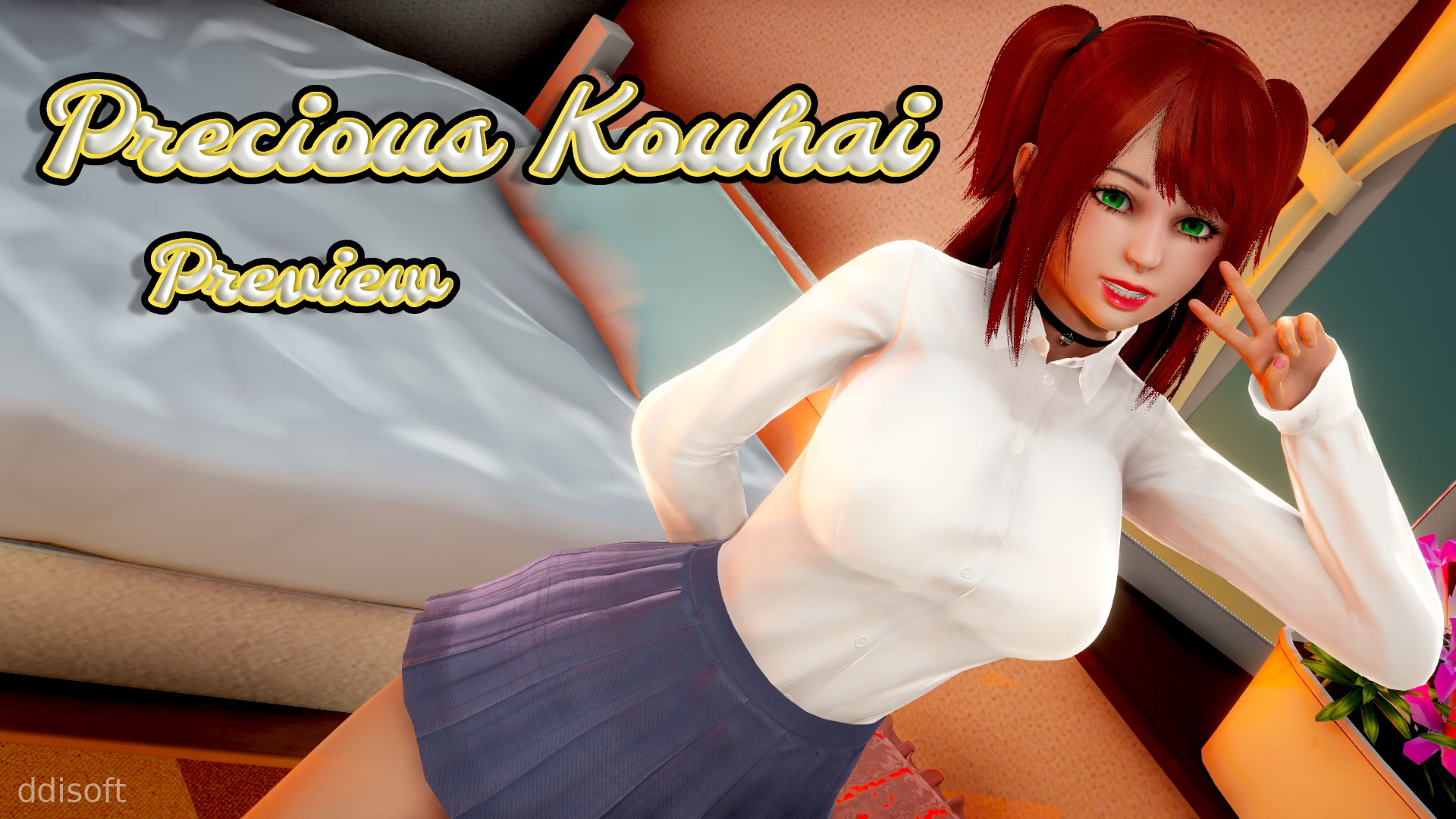 VN Ren'Py Precious Kouhai [v0.3] [The Mithril Hourglass] screenshot 1
