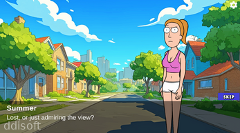 *Rick and Morty Harem* screenshot 2
