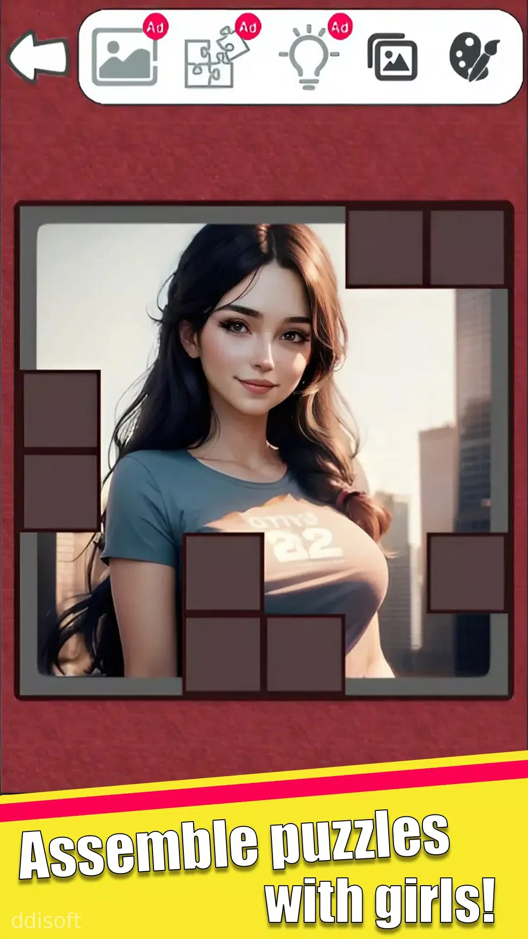 Jigsaw Girl - Jigsort Girls HD screenshot 2