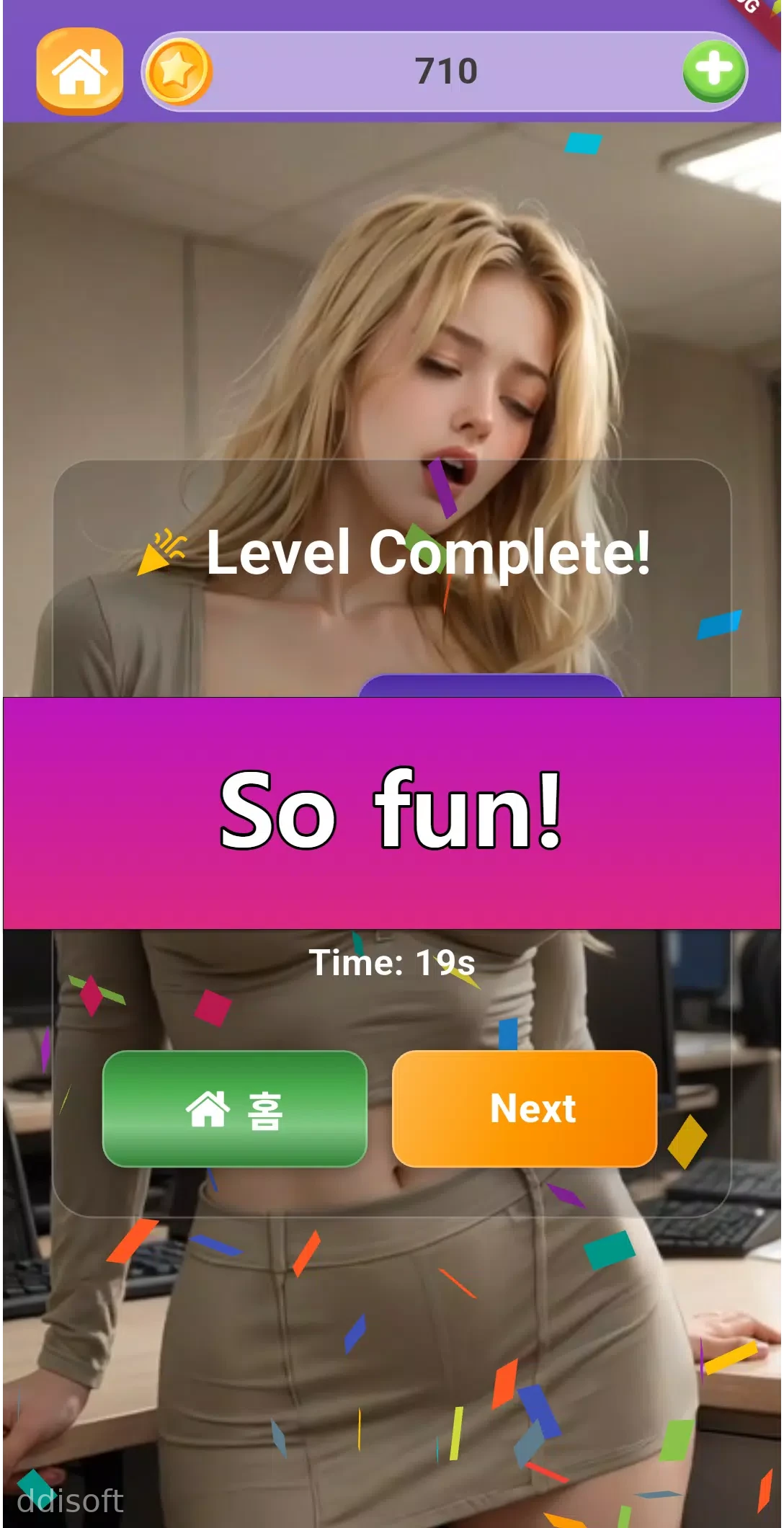 Sexy Photo Grid Puzzle Game screenshot 2
